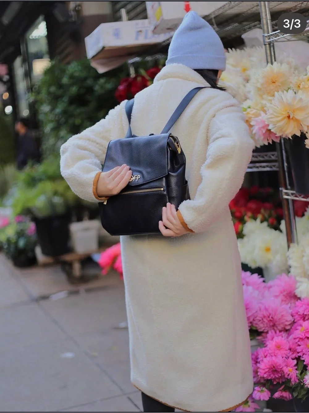 Freshly Picked Black Diaper Bag small